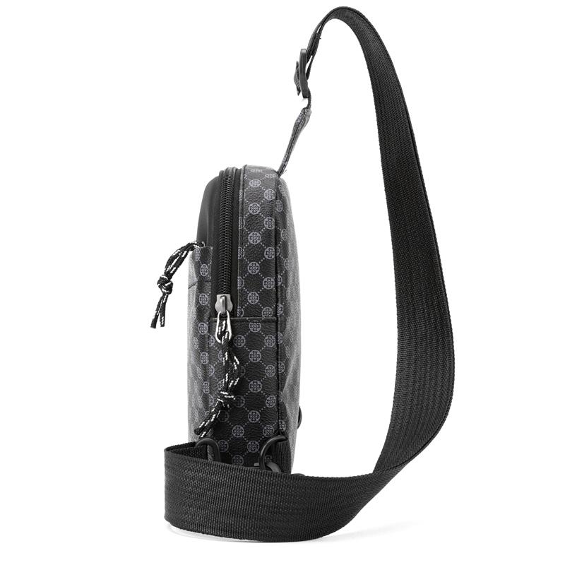 Мужская сумка через плечо с принтом, женская сумка на груди