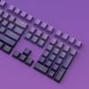 Колпачки для клавиш 132 клавиши Двойное литье OEM профиль Светопропускающие PBT Набор пользовательских колпачков для механических клавиатур для переключателей Cherry Gateron MX с 7-образной клавишей Enter
