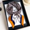 70 * 70cm New Silk Small Square Scarf For Women'S Neck Protection Professional Scarf Versatile Hair Tie Headscarf Scarf