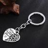 Daughterever Hollow Heart Key Ring Mother's Day Gift Keychain