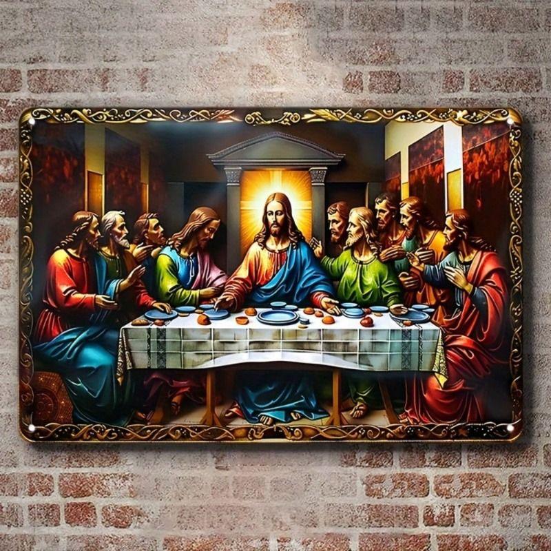 Винтажный металлический жестяной настенный плакат-вывеска 20x30см