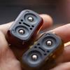 Owl Magnetic Push Card Stress-Relieving Fidget Slider with Fingertip Gyroscope for Anxiety Relief Mechanical Slider Spinner Toy