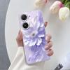 Чехол для Asus Zenfone 9 10 Роскошный чехол для телефона для Asus Zenfone 10 Мраморная Бабочка Цветок Прозрачный Мягкий Силиконовый Защитный Чехол