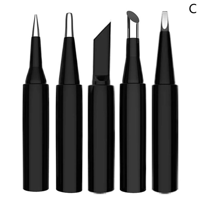 5Pc I+B+K+2.4D+3C Soldering Iron Pure Copper 900M Soldering Iron Head Set Inside