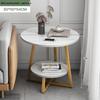 Nordic Minimalist Small Round Coffee Table for Living Room