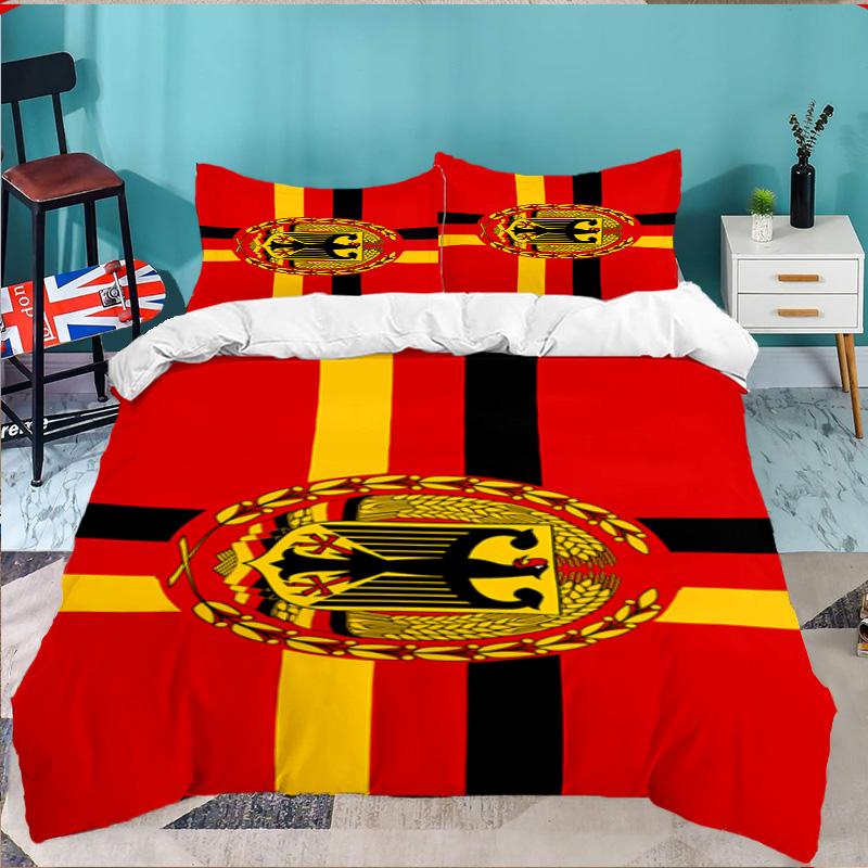 Eagle Emblem Of Germany 3PCS Bedding set,Ideal for 1pc Duvet Cover And 2pcs Pillowcases Perfect for Fan gift,Ideal for Bedroom, Dormitory