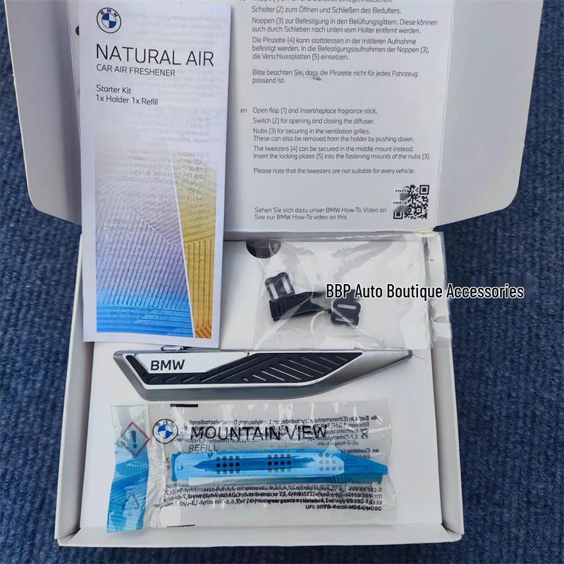 Совместимый с BMW Держатель для автомобильного парфюма и Сменный аромастик