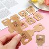 Hair Rope Wrist Strap Jewellery Packing Card DIY Package Hanging Blank Tag Display Holder Cardboard