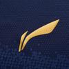 Коллекция Li Ning для бадминтона Бадминтонная футболка Унисекс Морской синий AAYV163-4
