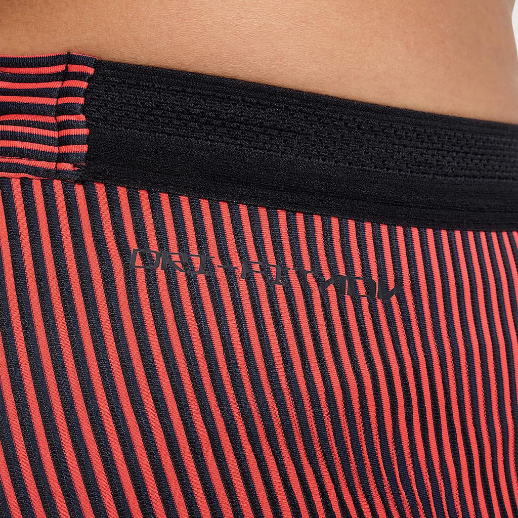 Nike Dri-FIT Advaeroswift Полосатые Модные Универсальные Спортивные Шорты на Шнуровке Мужские шорты Ярко-красный FN3369-015