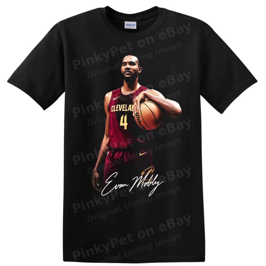Evan Mobley Cleveland Cavaliers Basketball Player T Shirt Signature Tee