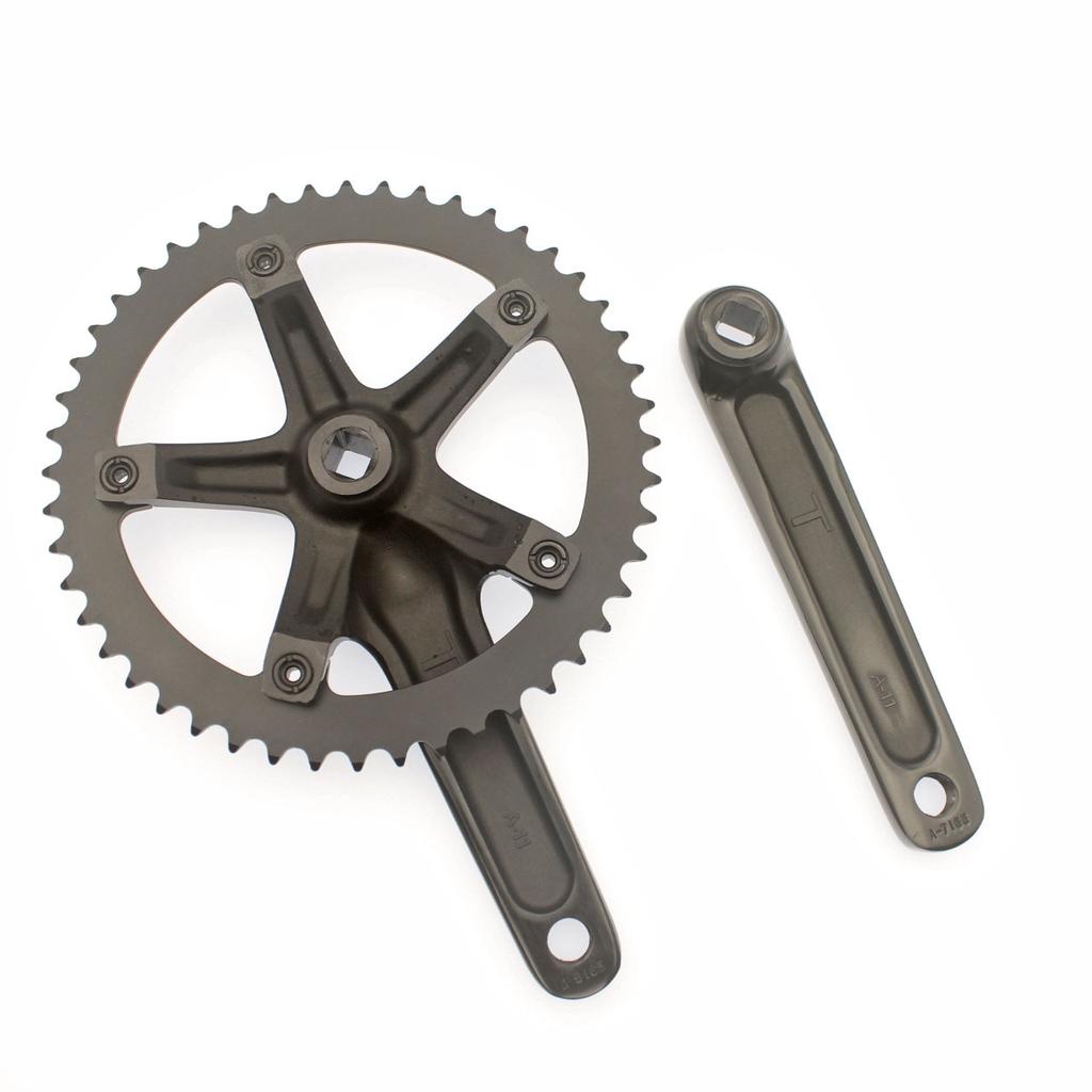 Шатуны из сплава SKEACE Alumniun, кривошип с фиксированной шестерней, 48T, 165 мм, BCD144, односкоростная фиксированная шестерня, звездочка для велосипеда, гусеничного велосипеда