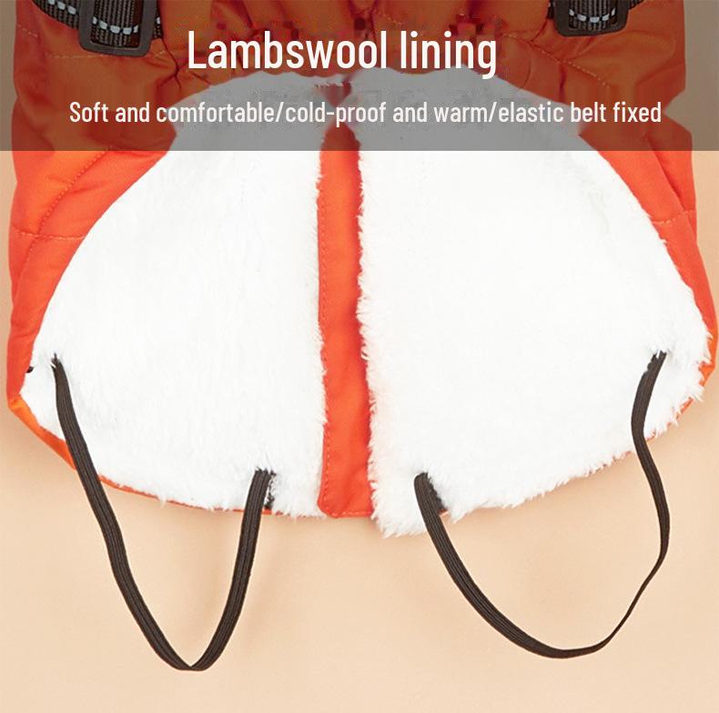 Reflective Winter Cotton Dog Coat for Small Breeds: Warm and Cozy Apparel for Corgis and Teddy Dogs