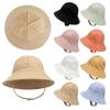 Foldable Portable Big Visors Wide Brim Anti-UV Beach Cap Bucket Hat Fisherman Cap Sun Hat