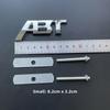 3D Metal ABT Logo Grill Emblem Car Trunk Badge  Sticker Accessories
