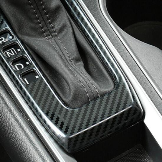 1pcs Carbon Fiber Inner Gear Shift Panel Cover Trim For Nissan Altima -2024