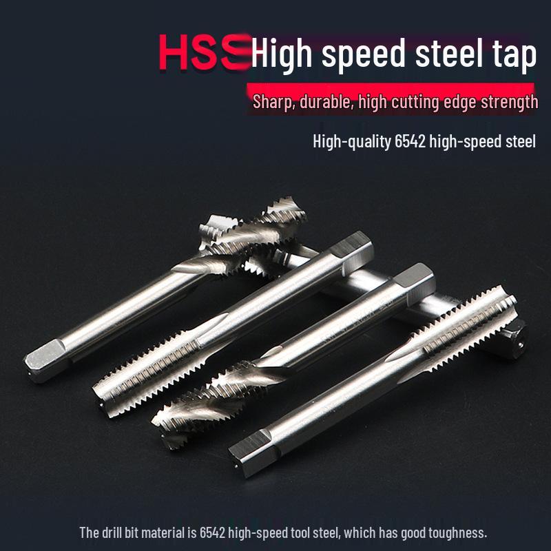 Метрический набор метчиков и винтов из нержавеющей стали: Саморезы, Воротник для метчика, Плашкодержатель, Спиральная и Прямая канавка, M2-M24