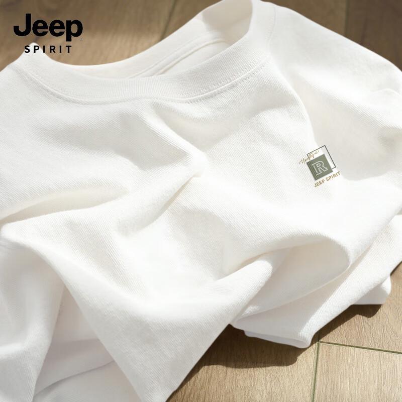 Мужская повседневная футболка JEEP SPIRIT из чистого хлопка