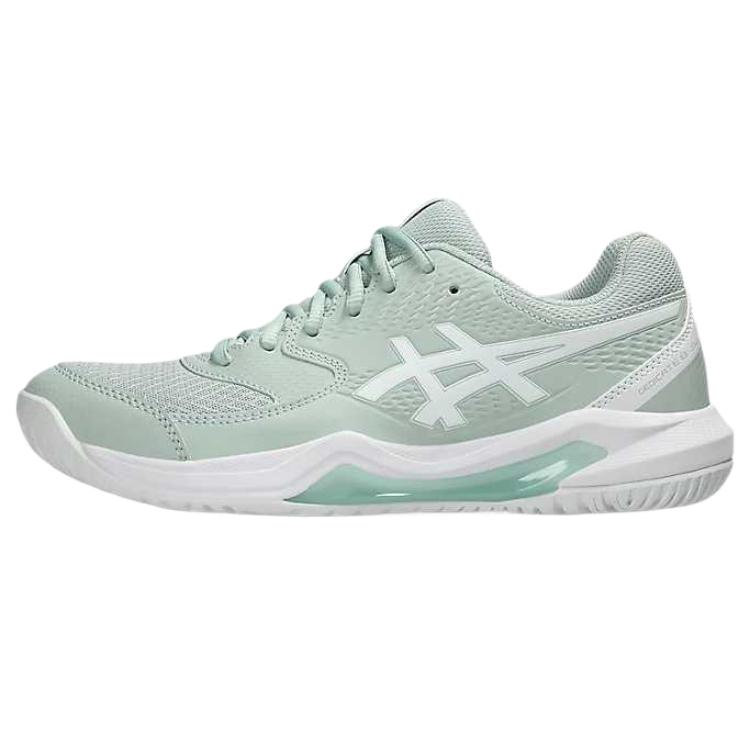 Asics Gel Dedicate 8 Low Top Tennis Shoes Women's Light Green Sneakers 1042A237-300