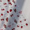 DIY Sweet Fruits 5D Nail Stickers Strawberry Cherry Nail Art Stickers New Manicure Decal