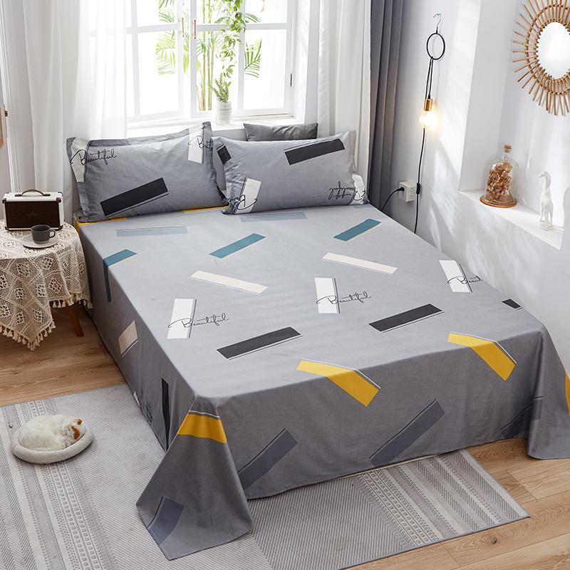 Комплект простыней из 4 предметов «Галактика», хлопковая простыня с изображением созвездия, простыня на резинке с изображением небесного космоса, звездного неба и астрологии, темно-синяя, двойная