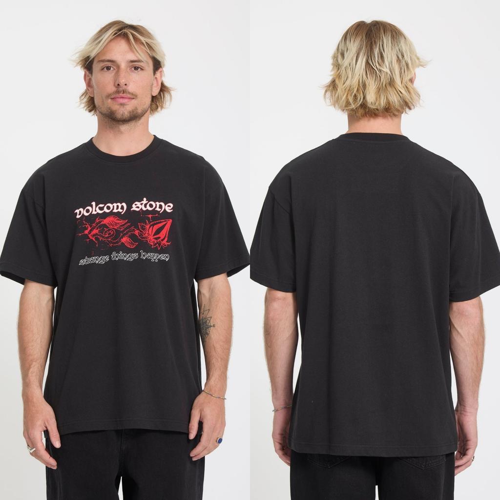 Fishystar Volcom Skateboard Street Trendy Brand Tshirt Cotton Graphic Tee Unisex Unisex Summer Streetwear