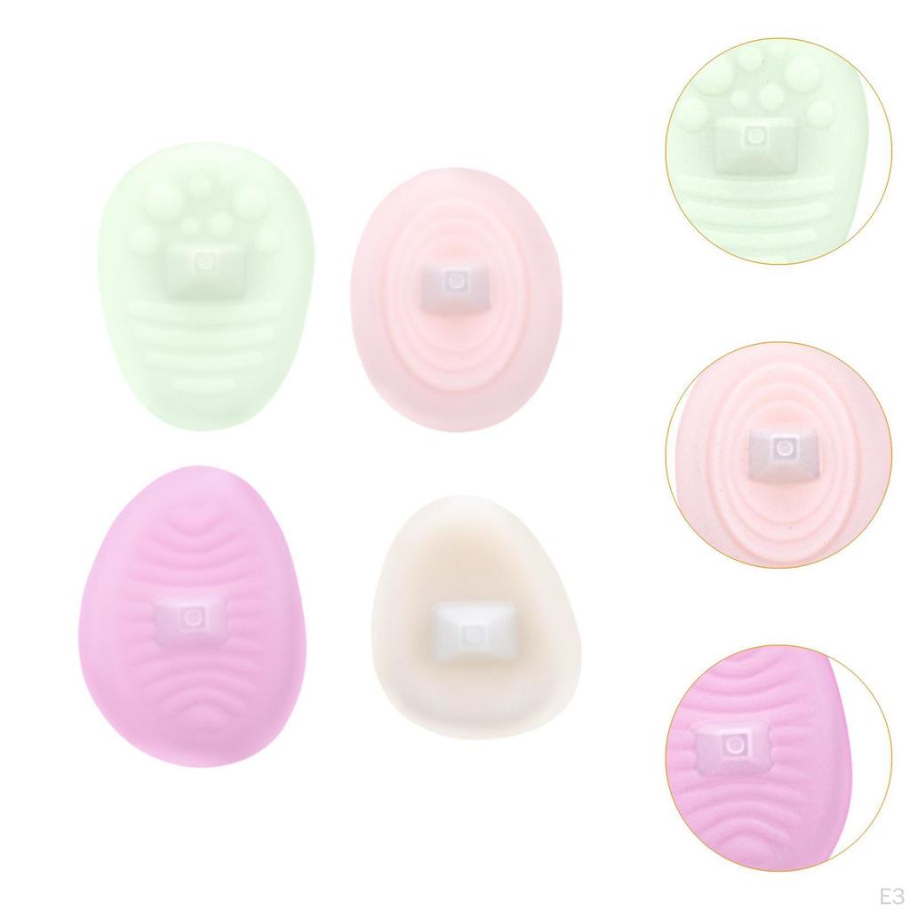 4 Pack of Silicone Fidget Rings, Fun Toy for All Ages