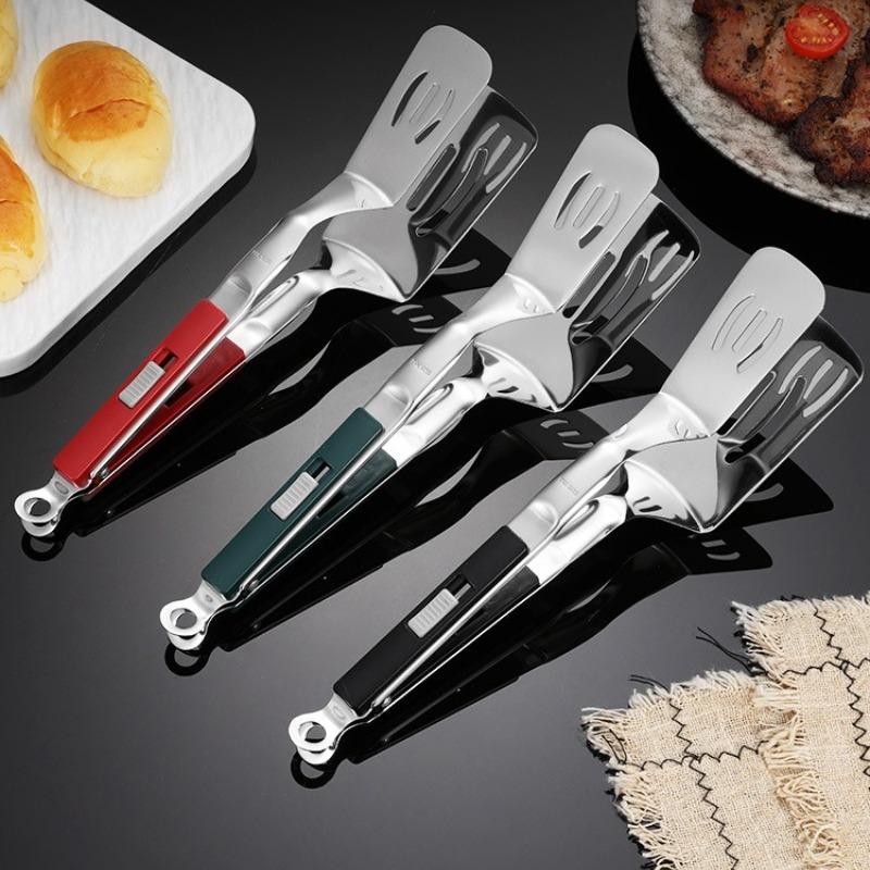 BEPAN Fried Fish Shovel Clip Stainless Steel Flip Fish Fried Fish Artifact Multifunctional Steak Pancake Clip Kitchen Tools