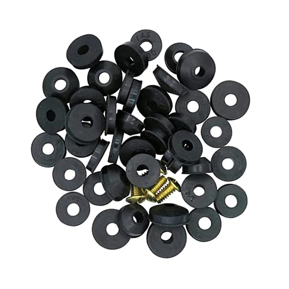 58pcs Faucet Washer Set Rubber Pipe Faucet Sealing Washers O-rings For Kitchens Bathrooms Toilets Faucet Replacement Washers
