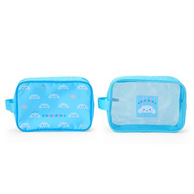 Дорожная косметичка Sanrio Cinnamoroll для организации мелочей Возраст 3 и 679518 (САНРИО) Набор из 2 предметов, Полиэстер, Предметы, Вверх,