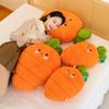 Shy Expression Radish Throw Pillow Creative Plush Doll Doll Girl Cushion Children'S Birthday Gift