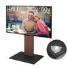 EQUALS TV Freestanding TV WALL V2 Low Compatible with To Walnut Stand, Stand, CASTER, Type, 32-inches 60-inches,