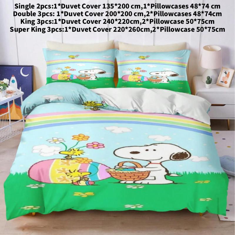 Аниме Спальня Комплект Пододеяльника Постельное Белье Чехол Полиэстер Рождественские Украшения