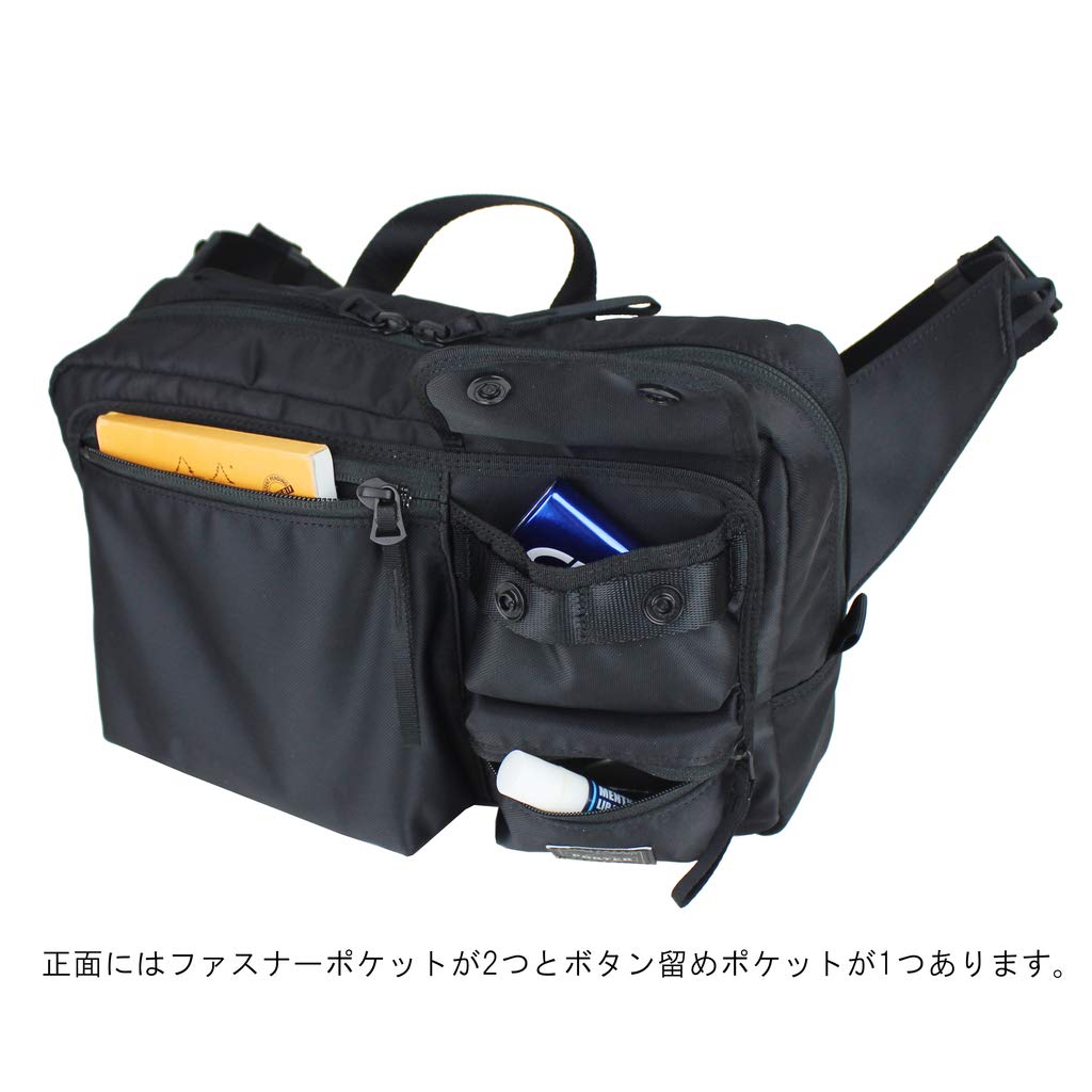 PORTER COMPART WAIST BAG Поясная сумка [Porter] 538-16167 Черный/10
