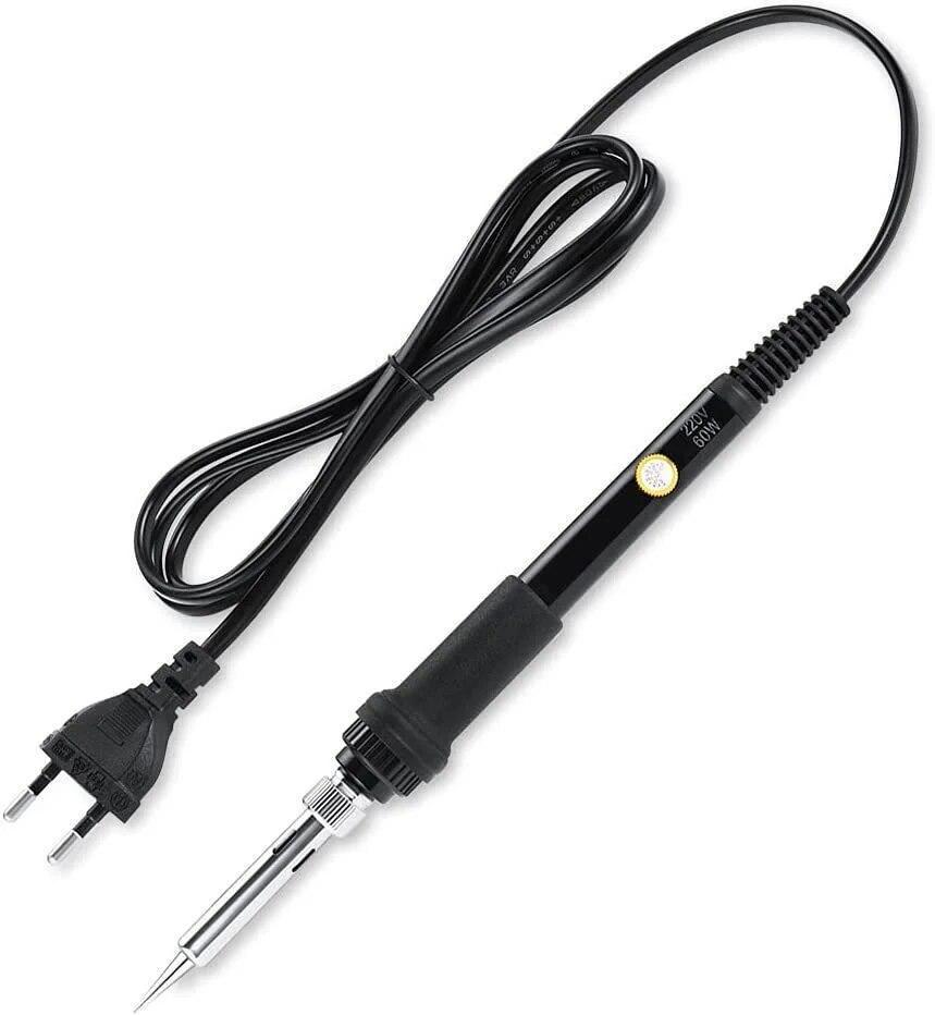 Электрический паяльник мощностью 60 Вт с регулируемой температурой, сварочная паяльная станция, паяльник с нагревательной ручкой, электрический паяльник для ремонта