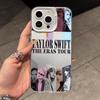 Чехол для телефона Singer Girl T-Taylors для iPhone 17 Air 16 16e 15 14 Plus 13 12 11 Pro Max X Xs XR 8 Цветной Серебристый Жесткий Чехол