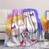 Pop Team Epic  Print Flannel Blanket, High quality Comfortable for All Seasons, Home Decor, Warmth and Comfort