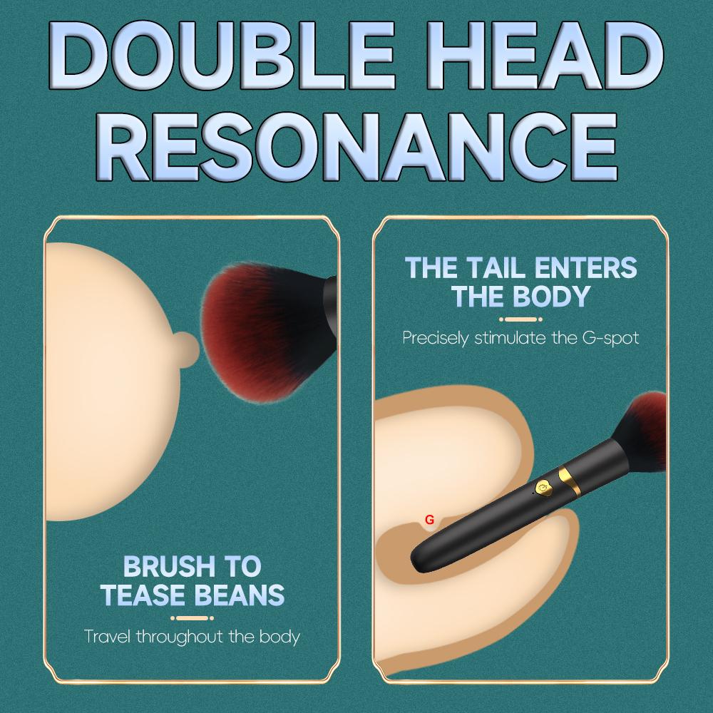 Мощная вибрирующая кисть для макияжа G-точка вибратор влагалище соски стимулятор оргазма USB беспроводная зарядка AV стик массажер секс-игрушки