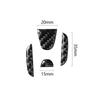 Car Steering Wheel Logo Carbon Fiber Sticker Protective Decoration Car Interior for Honda Dio Civic Crv Fit CR-V Accord Odyssey