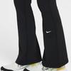Nike Леггинсы Dri-FIT расклешенные, черно-белые, для девочек, FZ5609-010