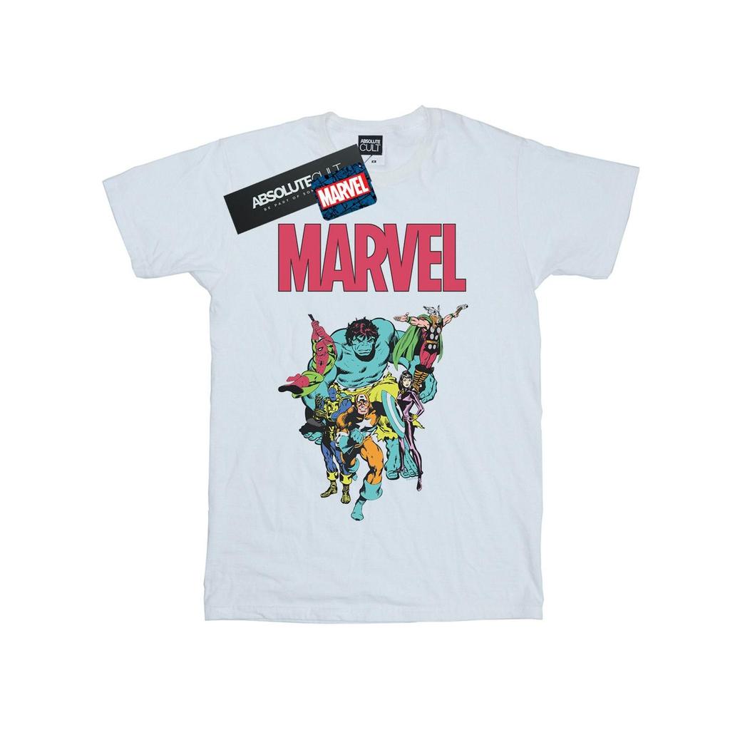 Marvel Womens/Ladies Avengers Pop Group Cotton Boyfriend T-Shirt