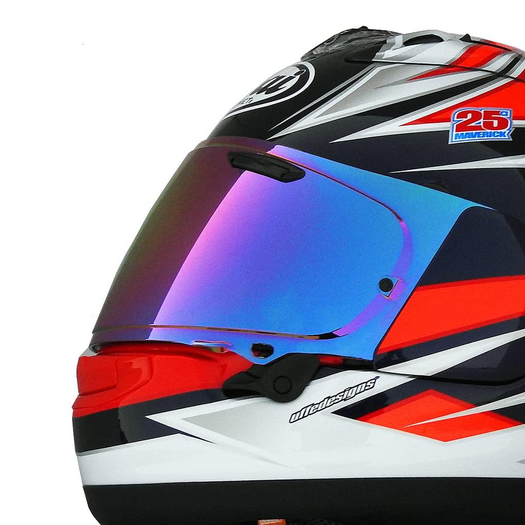 RXP VAS-V MV Совместимый Синий/Темно-дымчатый Зеркальный Щиток Внешний Продукт Arai Alai VAS-V MV