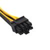 10 шт. 30 см Кабель питания PCIE PCI-E 8-контактный на 2x 8 (6 + 2) Пин адаптера видеокарты