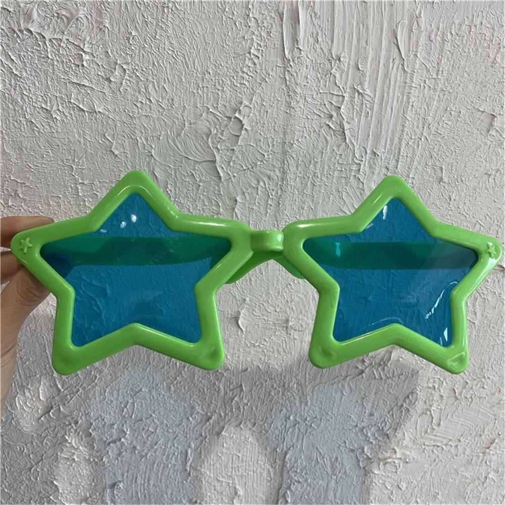 Halloween Carnivals Big Pentagram Glasses Novelty Funny Glasses Cute Costume Glasses  for Adults