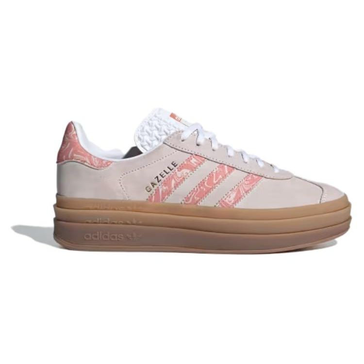 adidas Gazelle Bold Putty Mauve Marble Женские кроссовки Pink Wonder-Clay Cloud-White ID3739