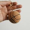 Billiards Rugby Knitting Basketball Keychain Handmaking Sport Ball  Pendant  Backpack