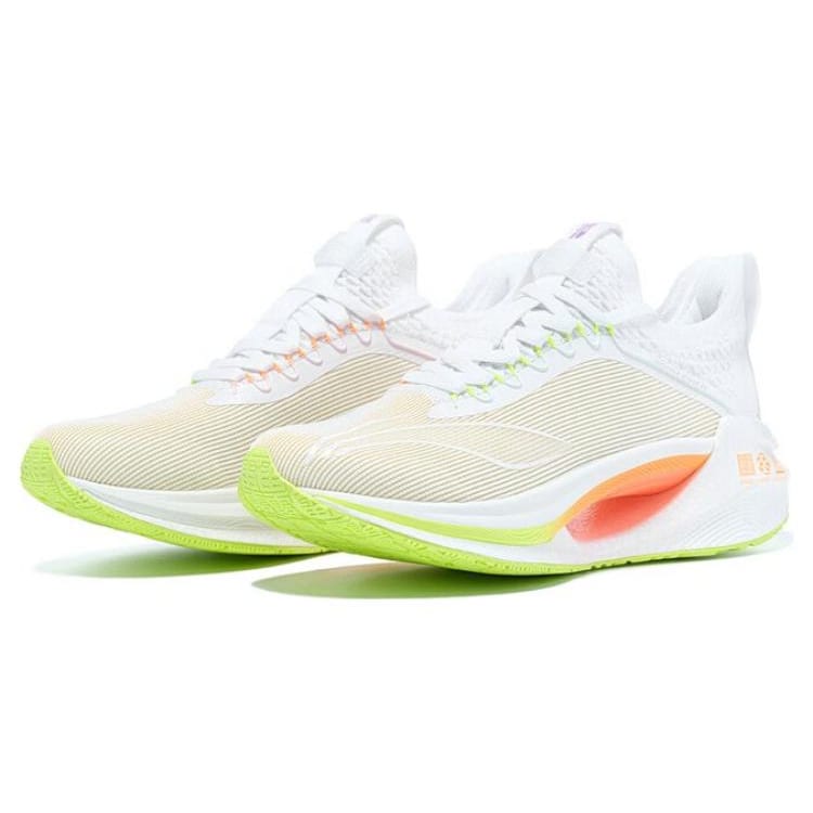 Li Ning Shadow Essential Устойчивые к истиранию Дышащие Низкие Беговые Кроссовки Мужские Белые ARRT007-2
