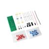 NE555 CD4017 IC LED DIY Electronic Lights Kit Red Blue Dual-Color DIY Kit Strobe Electronic Suit Flashing Lights Components