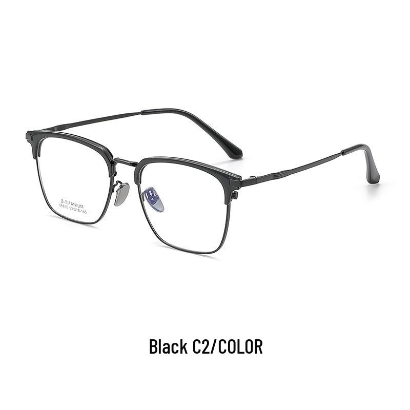 Danyang Men's Gold Rim Myopia Eyeglass Frames - Ultralight Comfortable Alloy Design