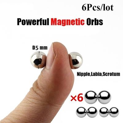 6 шт. Серьги в виде шариков - для пирсинга. Унисекс